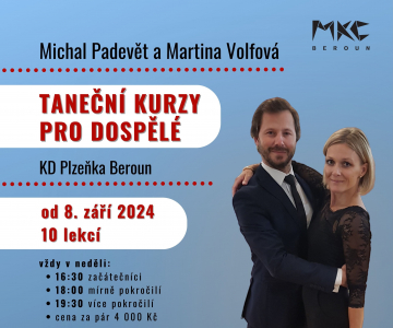 Taneční kurzy pro dospělé 2024/2025